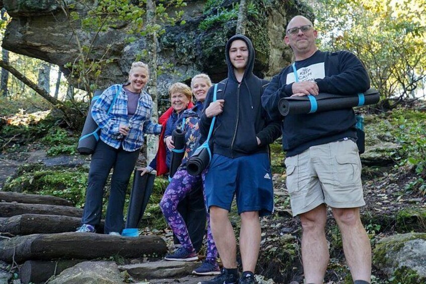 Mountaintop Yoga & Meditation Hike in Asheville 5
