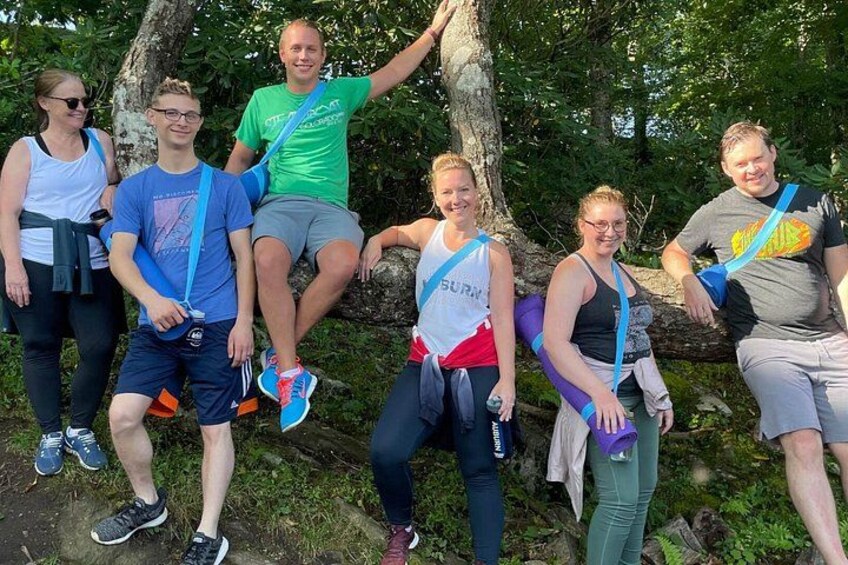 Mountaintop Yoga & Meditation Hike in Asheville 2