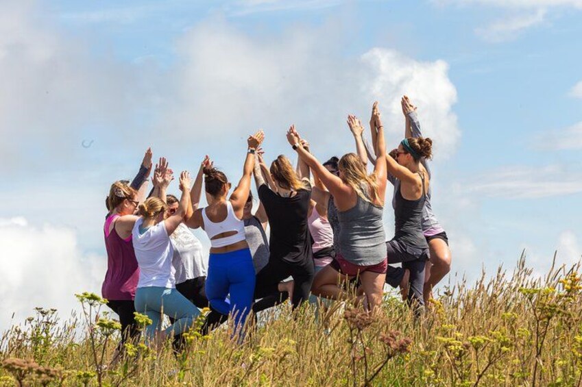 Yoga hikes are a lovely bonding experience 3