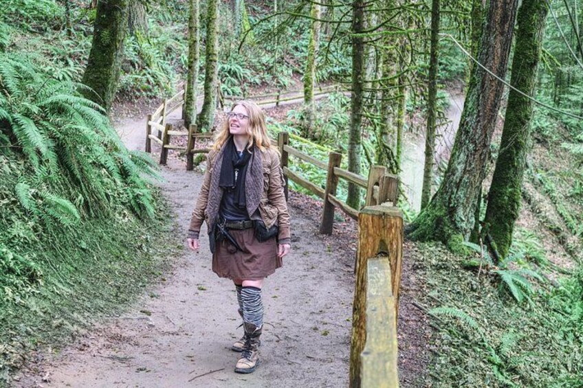 The Wildwood Trail is 30 miles (49k) long. We'll help you find your way. 3