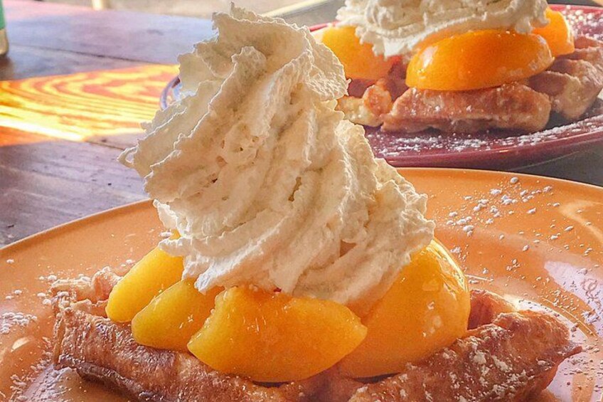 Waffle sandwiches are so luscious! 3