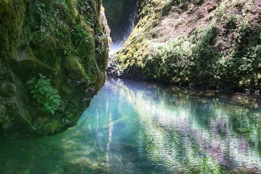 Waterfalls, waterfalls everywhere -- and the streams that lead from them. We'll venture into spaces that seem secret. 2