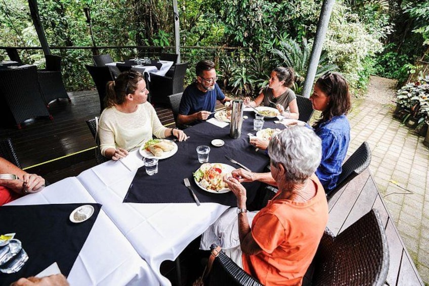 Cooked to order lunch at a rainforest restaurant 3