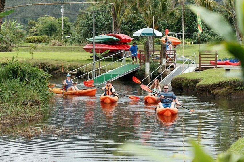 Kayak Hanalei's Private Dock 3