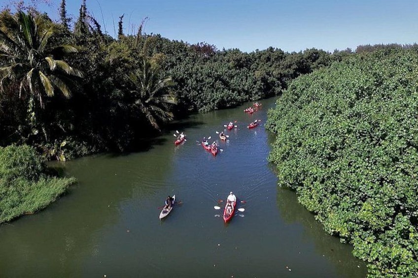 The calm and tranquil Hanalei River 2
