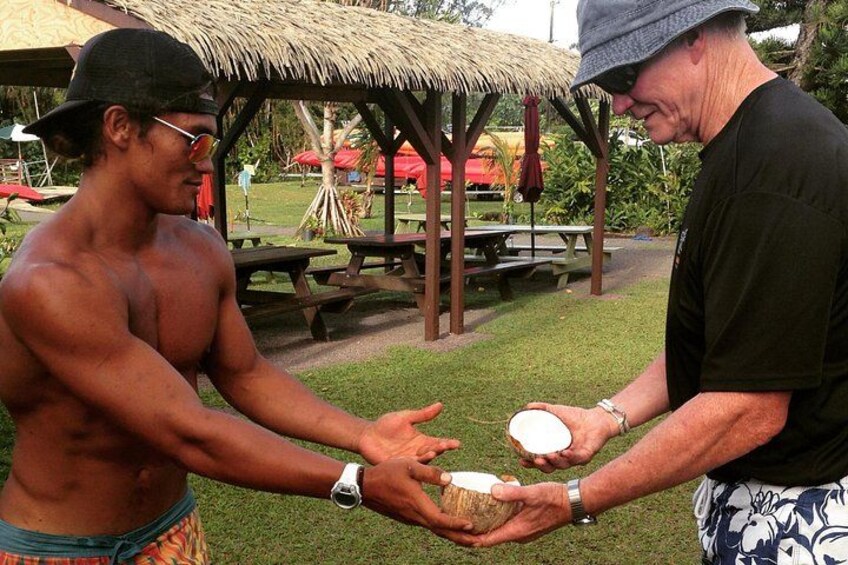 Try some fresh coconut 2
