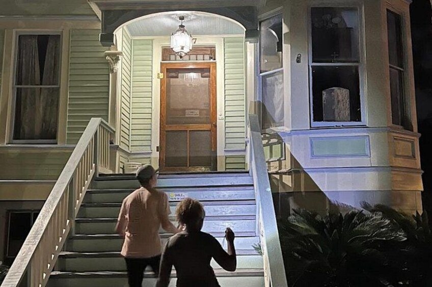 Enjoy getting up close & personal to Galveston's spookiest homes. 2