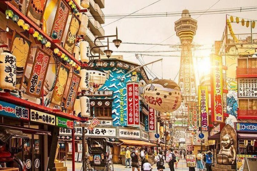 Shinsekai, this is where food meets culture. 1