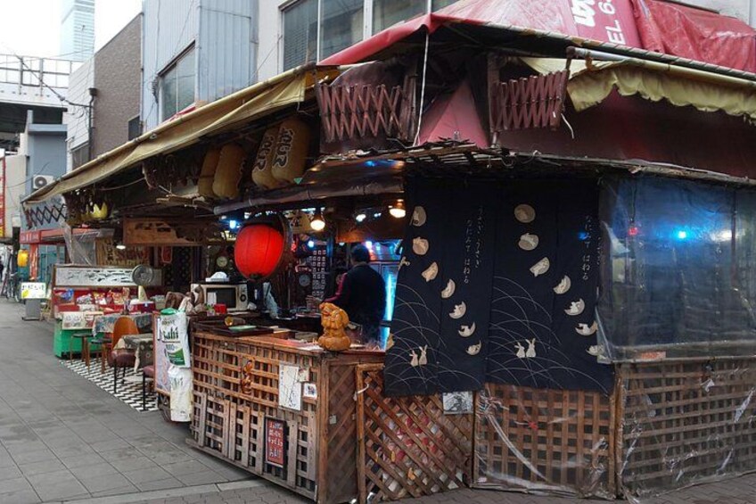 Street stalls oozing the all the charm of the real Osaka. This is were you find traditional, local food! 2