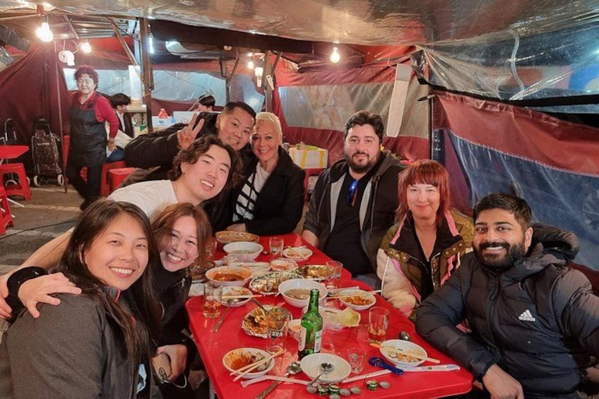 Always a good time in the food tents! 3