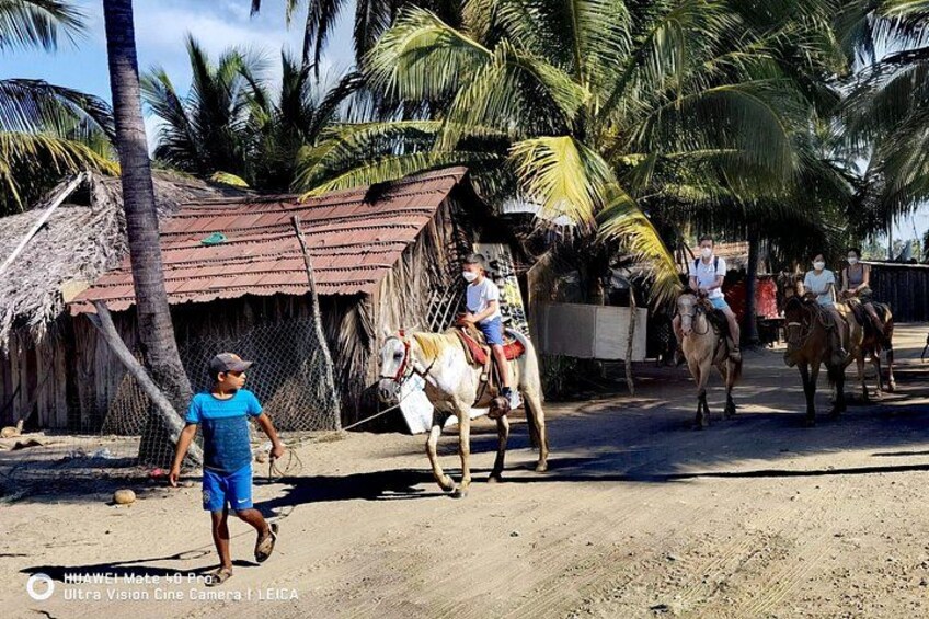 Gentle Paradise Lonely Beach Horseback Ride & Afro-Mex Village 2