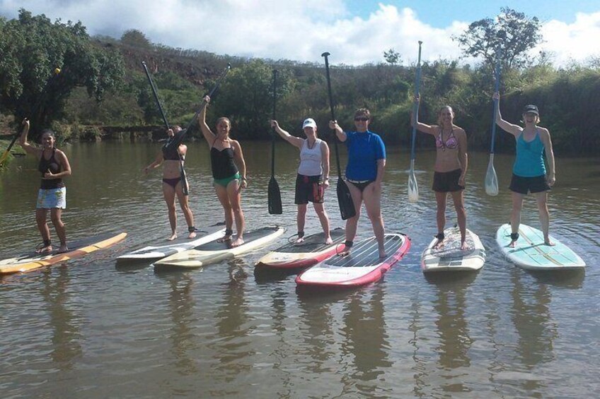 You will learn the tips and tricks of stand up paddling along our tour. 5
