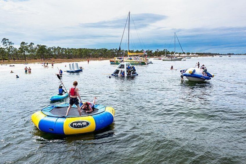 Shell Island Inflatable Adventure Park & Dolphin Sightseeing Tour 2