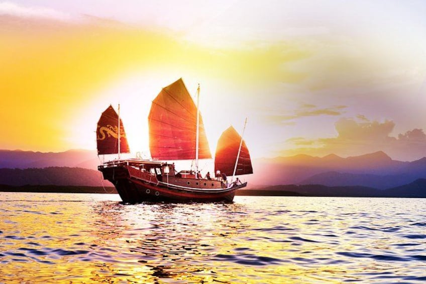 Shaolin Sunset Sail - a unique and original Chinese Junk 1
