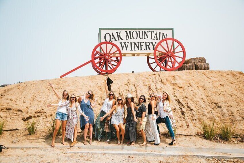 Oak Mountain Winery Visit on our Temecula Wine Tasting Tour