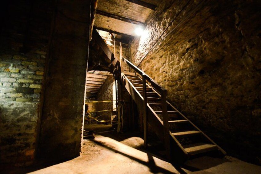 Historic Schmidt Brewery Cellar Stairs 3