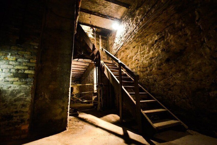 Historic Schmidt Brewery Cellar Stairs 3
