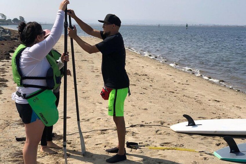 Stand up Paddle Board Lesson on The San Diego Bay 2