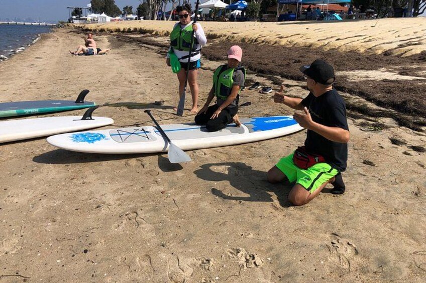 Stand up Paddle Board Lesson on The San Diego Bay 3