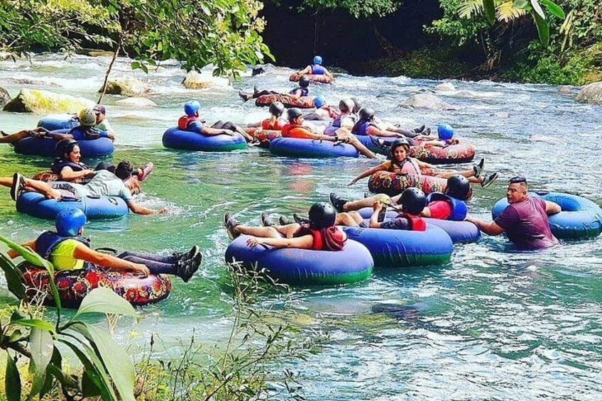 RÍO CELESTE COMBO: River Tubing+Blue Waterfall+Exotic Wildlife 3
