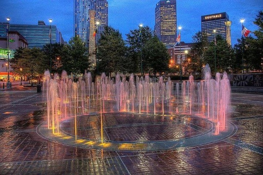 See the beautiful centennial Olympic park! 2
