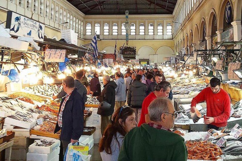 Varvakios central meat and fish market 5