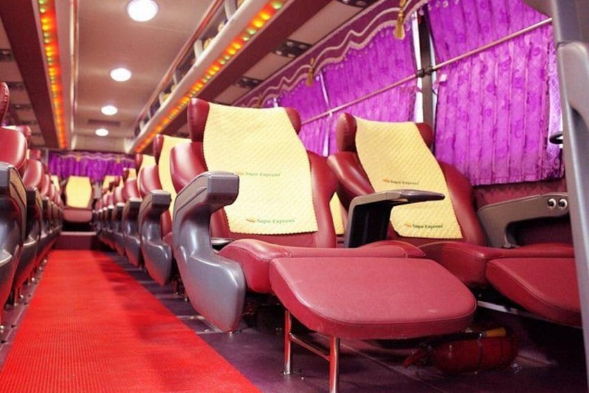 SAPA LIMOUSINE 28 SEATS BUS FROM HANOI TO SAPA OR RETURN 3