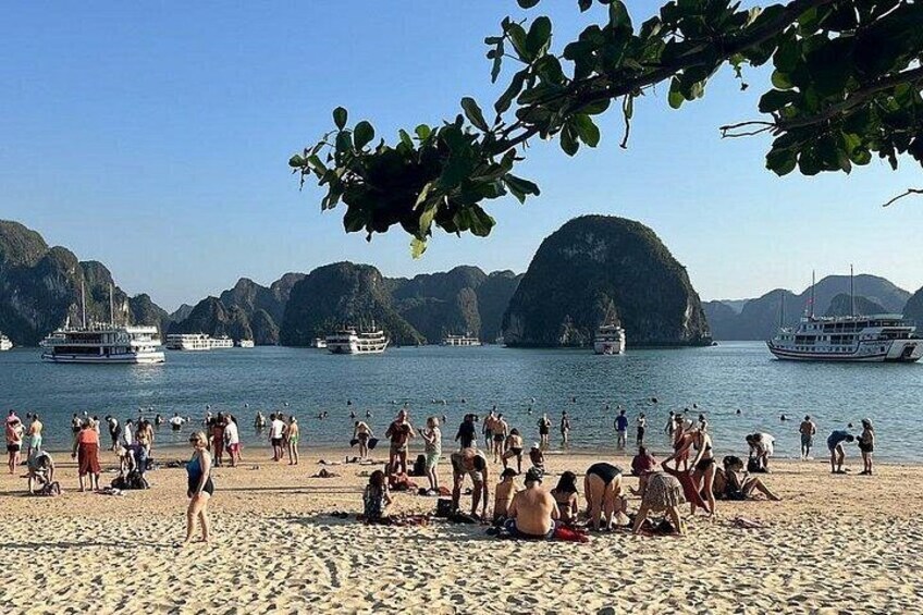 Full-Day Halong Bay Islands and Cave Tour by Transfer Expressway 2