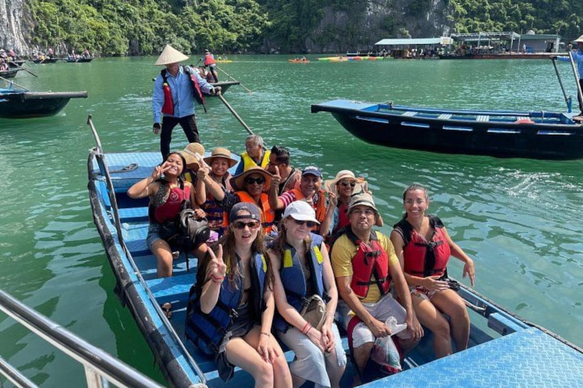 Bamboo-Boat-Halong-Bay 2
