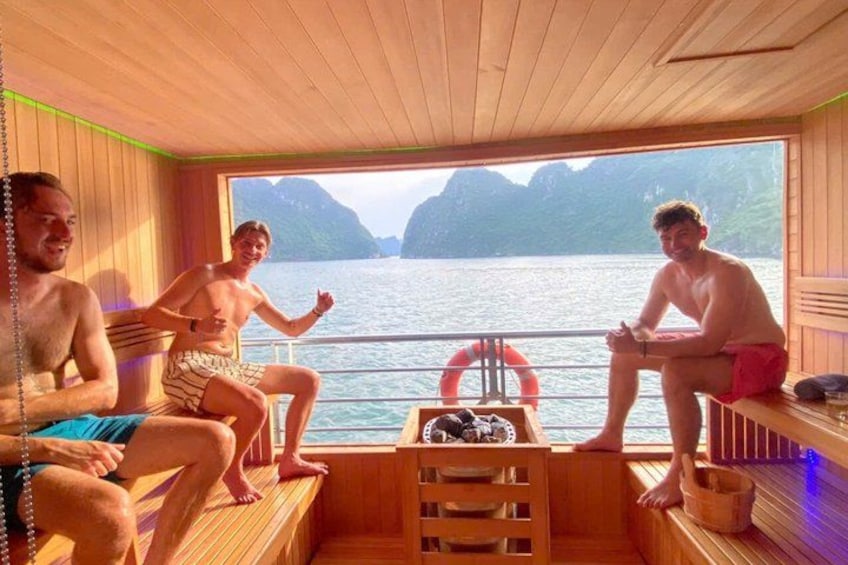 BEST SELLER Halong Bay Luxury Day Cruise: Buffet, Kayak & Jacuzzi 2