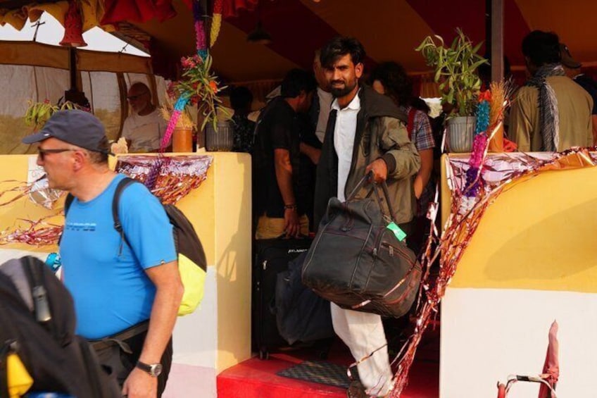 Overnight Stay in a luxury Camp with a cultural show & dinner. 4
