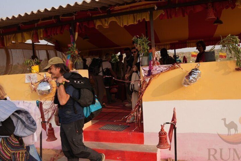 Overnight Stay in a luxury Camp with a cultural show & dinner. 3