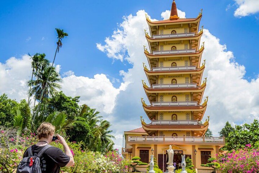 Tower at Vinh Trang Pagoda 5