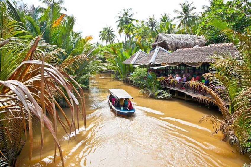 lunch will be served at a riverside restaurant 1