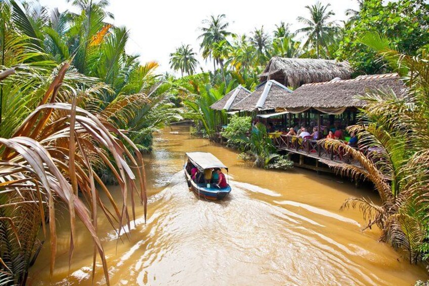 lunch will be served at a riverside restaurant 1