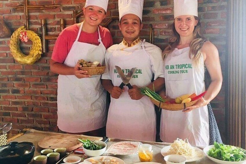 Cooking Class Hoi An:Local Market, Basket Boat, Fishing & Cooking 2