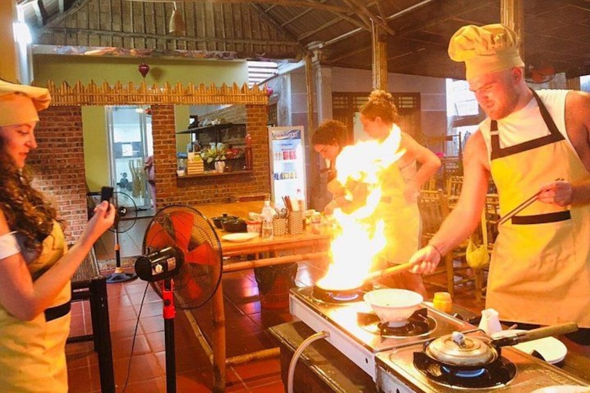 Cooking Class Hoi An:Local Market, Basket Boat, Fishing & Cooking 3