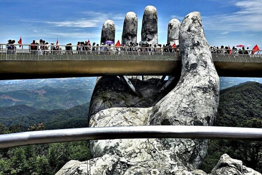 Marble Moutain - Golden Bridge - Ba Na Hill via Cable Car from Da Nang or Hoi an 4