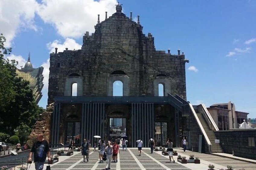 Ruins of Church of St Paul (est 1640)