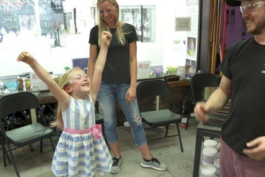 Introduction to Glassblowing Workshop in Sedona 3