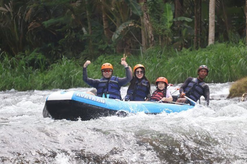 Rafting Telaga Waja River with optional transfer, zipline & lunch 5