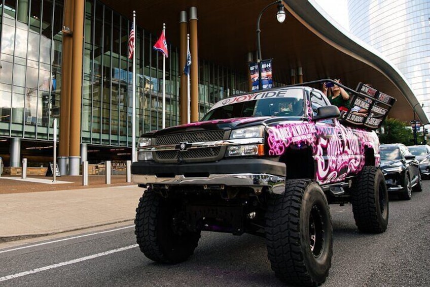 90-Minute Monster Truck Joyride City Tour of Nashville