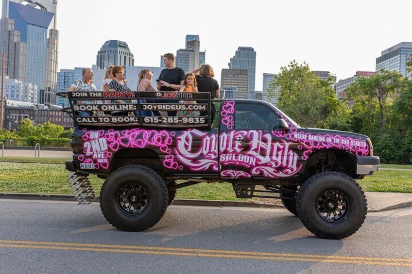 90-Minute Monster Truck Joyride City Tour of Nashville