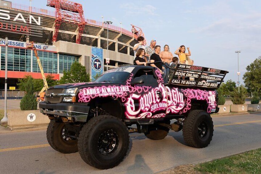 90-Minute Monster Truck Joyride City Tour of Nashville