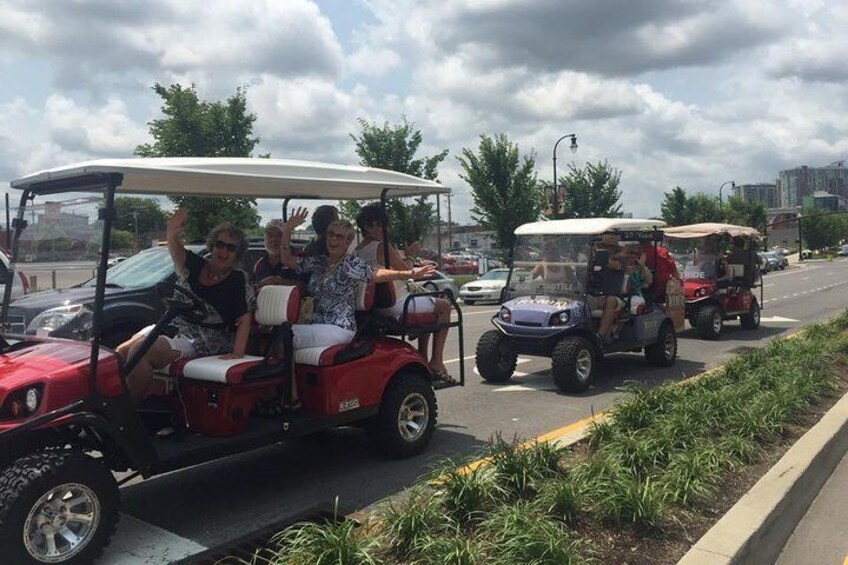 Downtown Nashville Shopping Tour by Golf Cart