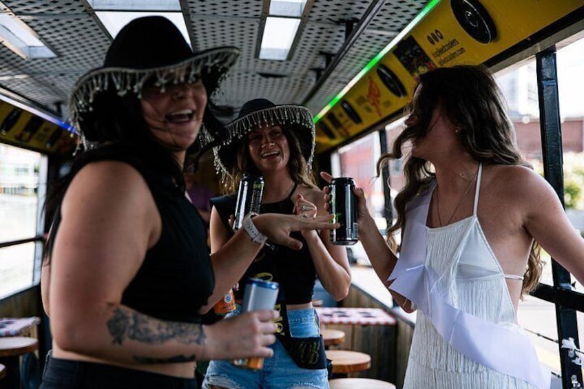 2 Hour Party Bus with Bartender and DJ 21+ 4
