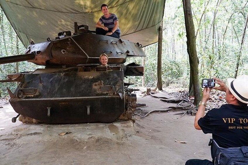 Cu Chi Ben Duoc Tunnels Tour (max 11 people) with Private Option 2