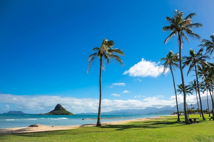 What could possibly be more Hawaiian than Chinaman's Hat near Kualoa Ranch! Here you will find one of the best views of the Island. 3