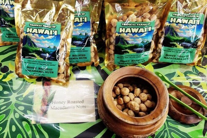 If the Shrimp Scampi isn't enough, don't despair. One of our 16 locations also includes a trip to Mac Nut Farms Hawaii. Here you will be able to sample All You Can Eat Macadamia Nuts & Kona Coffee! 2