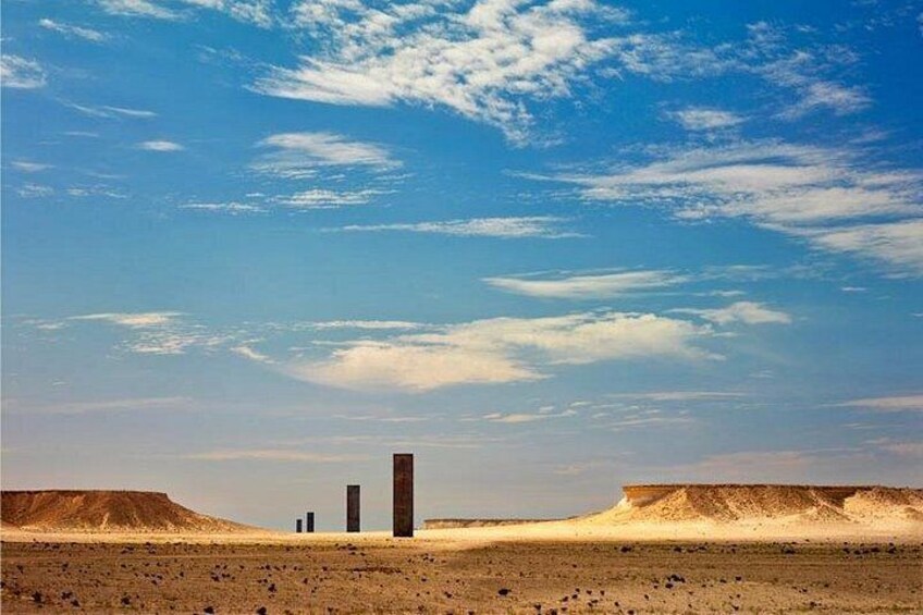 Qatar West Coast tour, Zekreet, Richard Serra Sculpture, Mushroom Rock Formation 3
